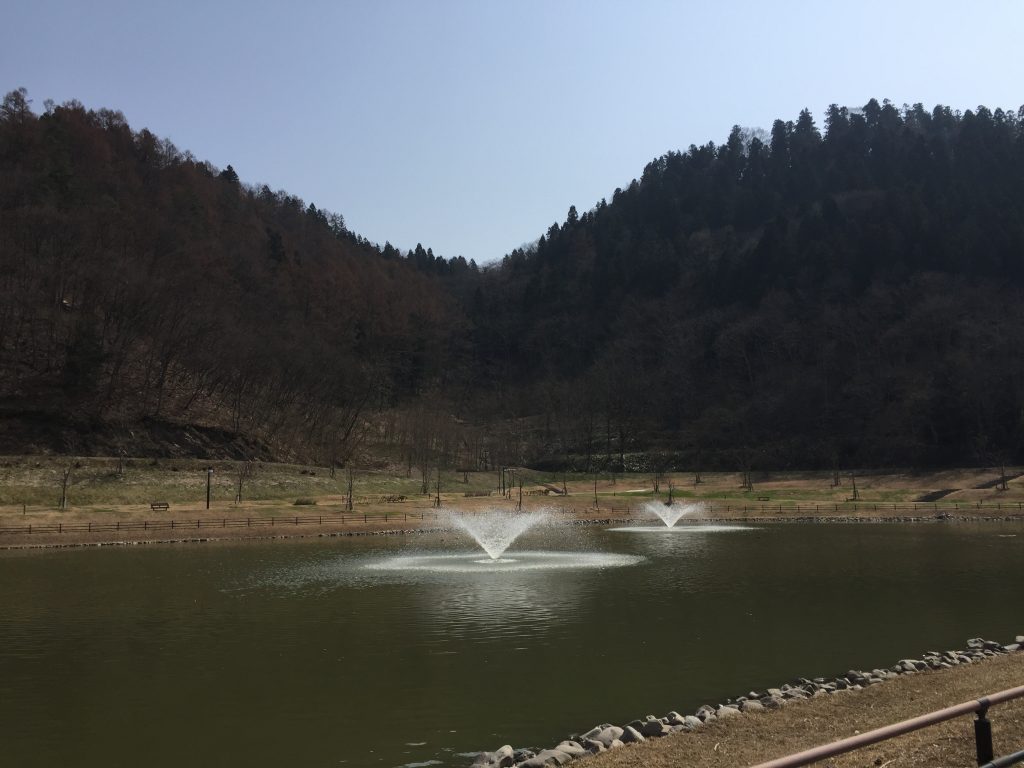 舞鶴山　天童公園　愛宕沼　噴水