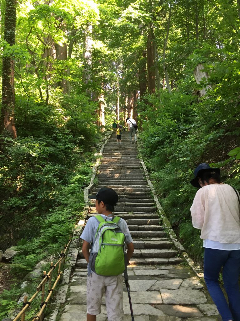 羽黒山　登山道　三の坂